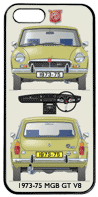 MGB GT V8 1973-75 Phone Cover Vertical